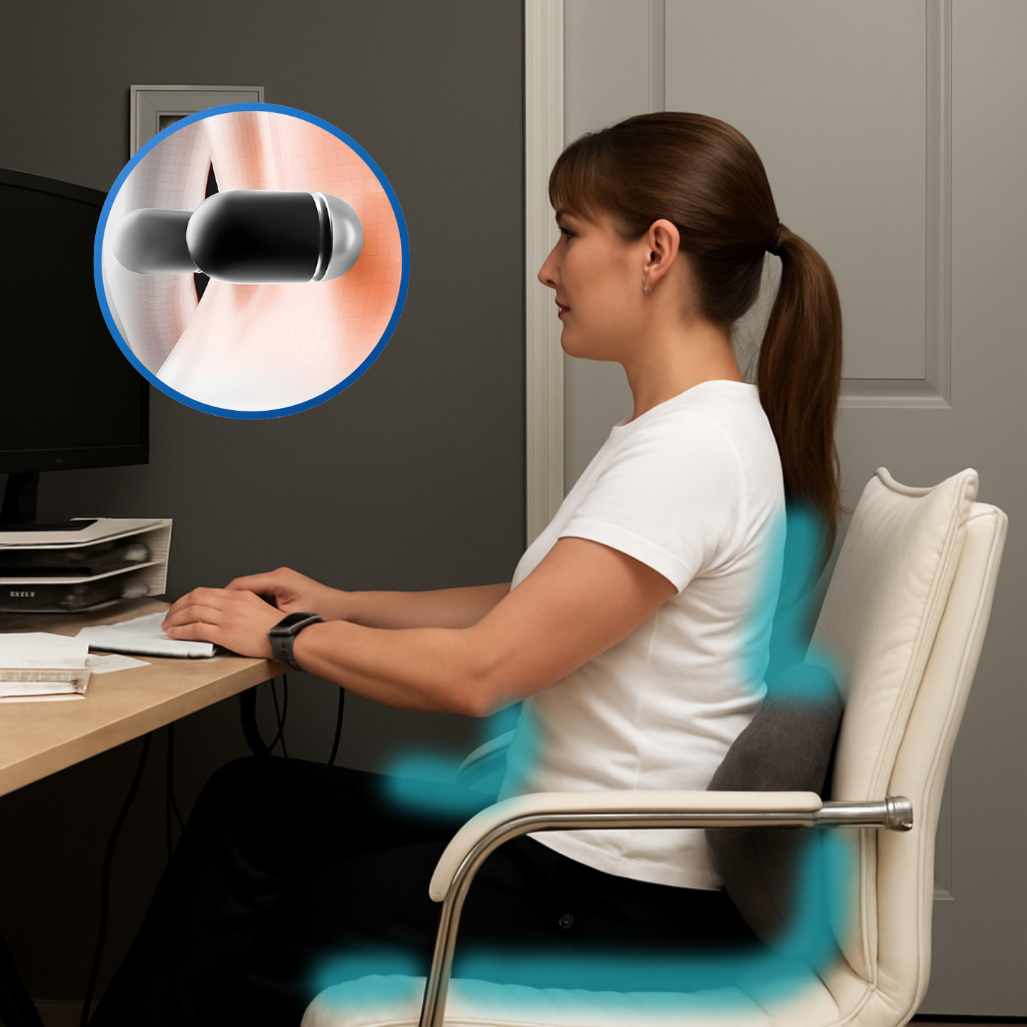 NovaNifty™ 3-in-1 Smart Pillow for Back Pain Relief