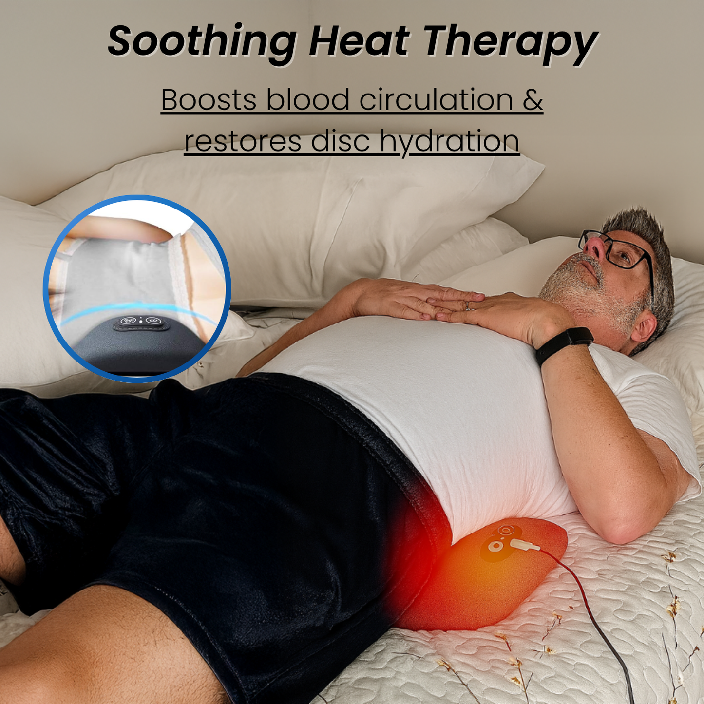 NovaNifty™ 3-in-1 Smart Pillow for Back Pain Relief